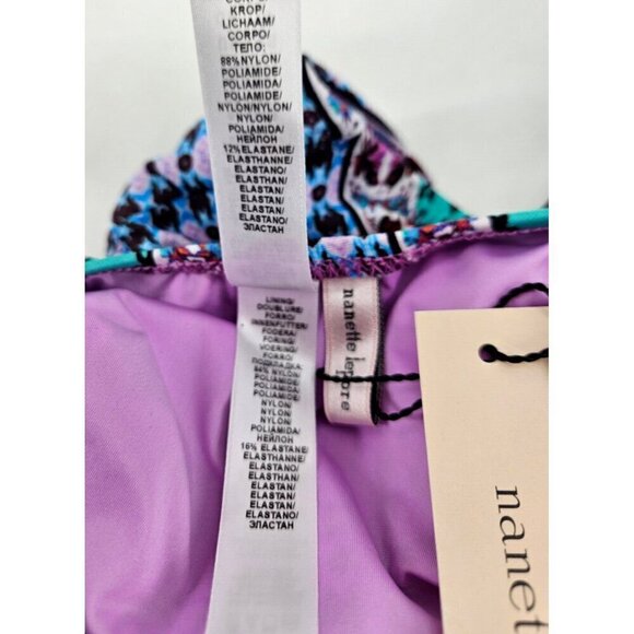 New Nanette Lepore Kimono Patchwork Swimsuit Womens XS One Piece Goddess - Picture 7 of 7